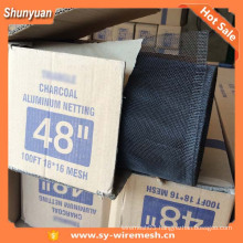 high quality Charcoal 18x16 Aluminium wiremesh